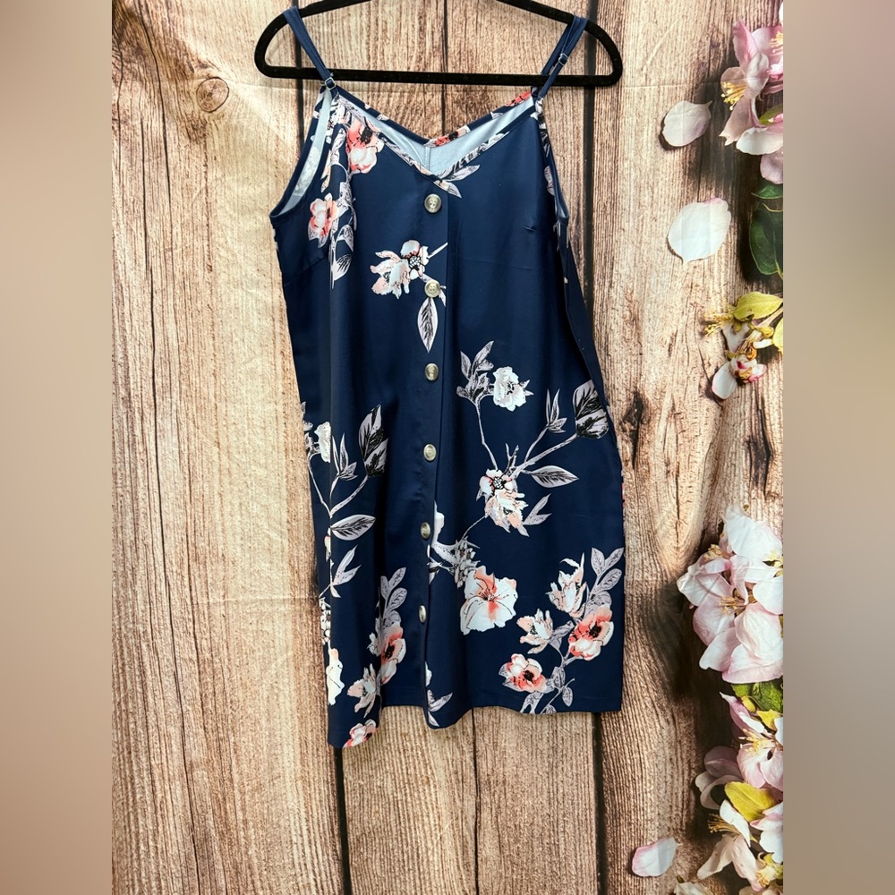 Floral Navy Dress